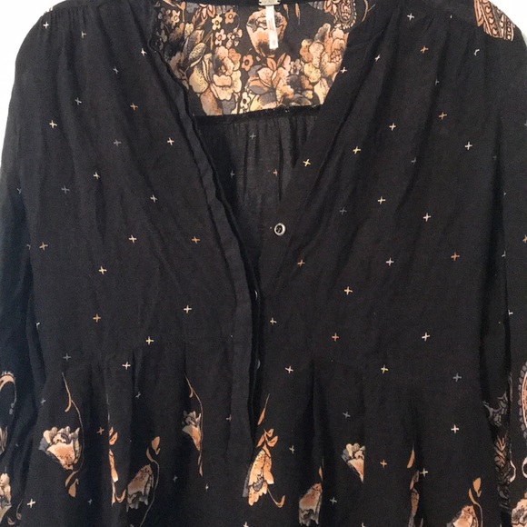 Free People Long Sleeve Slip Dress - Picture 2 of 3
